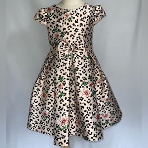 Rare Editions Fancy Hi-Low Cheetah print Dress